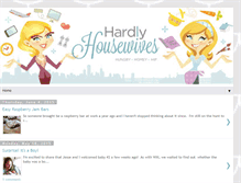 Tablet Screenshot of hardlyhousewives.com